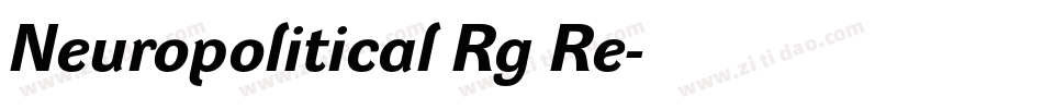 Neuropolitical Rg Re字体转换